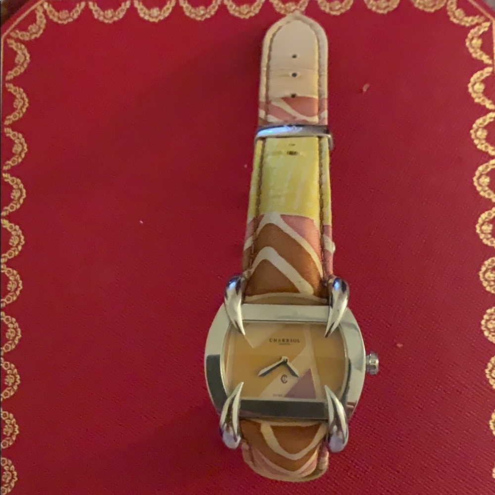 Charriol Kuchtl Swiss Made Tonneau Watch Stainles… - image 1